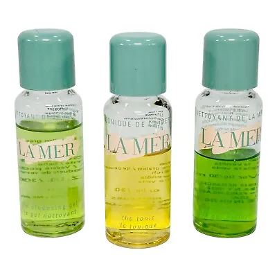 La Mer 2 The Cleansing Gel 1oz/30ml & The Tonic Opened Lot Of 3 Travel Size • $29.71