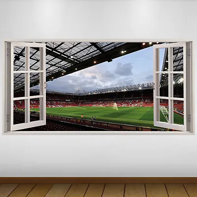EXTRA LARGE Manchester United Wide View Football Vinyl Wall Sticker Poster • £24.99