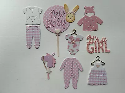 Luxury Cute Baby Girl Embellishments For Card Making (G5) • £3.25