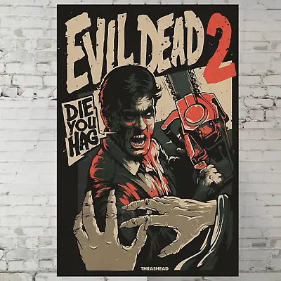 Evil Dead 2 Movie Poster Horror Poster - 11x17  Wall Art Trendy Posters • $14.90