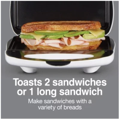 $29.99 • Buy Electric Grill And Panini Press Non-Stick Breakfast Sandwich Maker Toaster