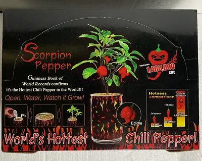 Challenge Super Hot Carolina Reaper Plant Grow Kit Garden Gift Chili Pepper Seed • $6.88