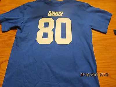 Victor Cruz #80 New York Giants Nfl Youth Team Apparel Short Sleeve Shirt S-l • $5