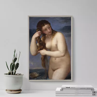 Titian - Venus Rising From The Sea (1520) Photo Poster Painting Art Print • $110.37