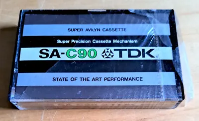 Tdk Sa-c90 Vintage New Cassette Tape Made In Japan 1975-77 Chrome Type Ii • £15