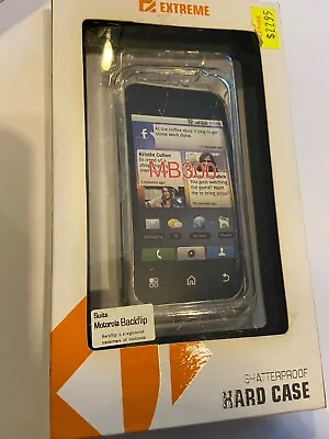 Motorola Backflip MB300 Extreme Hard Case Clear XC-HMBACKFLIP. Brand New In Pack • $8.32