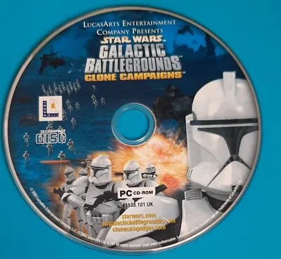 £2.95 • Buy STAR WARS GALACTIC BATTLEGROUNDS : CLONE CAMPAIGNS - PC Game Expansion Disc Only