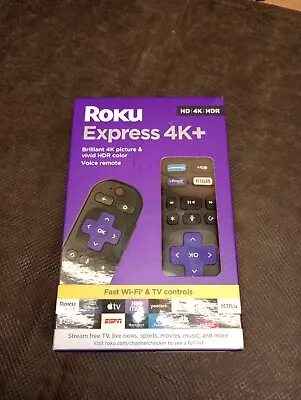 BRAND NEW Roku Express 4K + Plus 3941RW Streaming Media Player HD/4K/HDR • $24.99