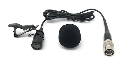 Lavalier Lapel Mic Omni-directional Tie Clip Microphone For Audio-Technica Black • $19.99