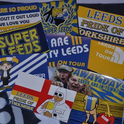 25x Leeds Ultras-Style Stickers - Inspired By Yorkshire Casuals Ultras Away Days • $8.30