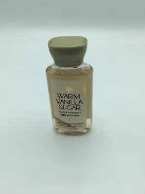 Bath & Body Works Warm Vanilla Sugar Shower Gel TRAVEL Size 3 FL OZ • $7.98