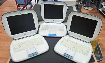3x Clamshell Rare Vintage Apple IBook G3/366 M6411 Blue & Gray Edition Untested • $465.48