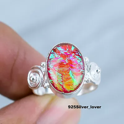 Australian Triplet Opal 925 Sterling Silver Ring Mother's Day Jewelry MA-125 • $15.12