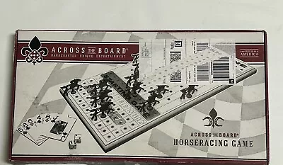 2007 Across The Board Horse Racing Party Game Hand Crafted Solid Maple USA • £56.94