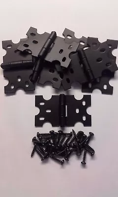  New Original Corona Mexican Pine Black Metal Door Hinges Various Pack Sizes • £3.49