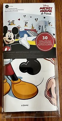 Disney Mickey Mouse & Friends Peel And Stick Wall Decals - 30 Pcs  • $12.99