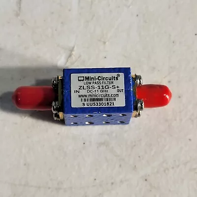 Mini-Circuits ZLSS-11G-S+ Suspended Substrate Low Pass Filter DC-11GHz 50Ohm SMA • $135