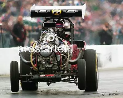 8x10 Color Drag Racing Photo Mike Boyd  WINGED EXPRESS  AA/FA Wheels Up @ 1200' • $22.13