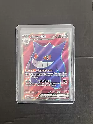 Pokemon TCG - Gengar Ex 193/162 - Temporal Forces - Full Art Rare Card • $30