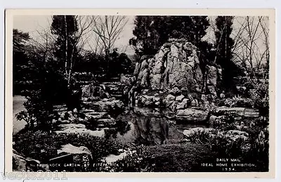 Ideal Home Exhibition 1954 Real Photo Postcard - Rock Garden By Fitzpatrick • £2.95