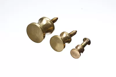 £3.25 • Buy Small Brass Shutter Knobs 