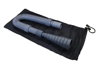DKN Flexible Waste Pipe 1m With Cone Adapter And Bag • £14.95