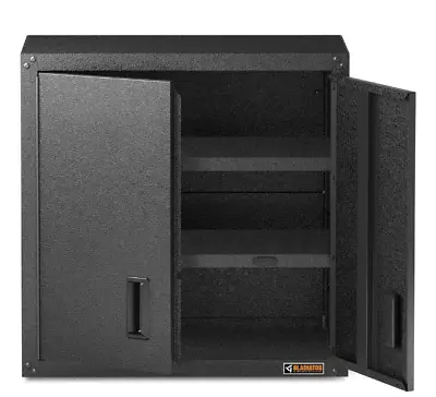 Gladiator Mounted Garage Cabinet Hammered Granite Steel 1 Shelf Wall Allen Head • $230.08