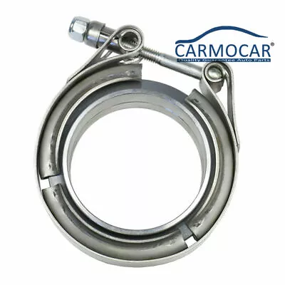 Universal 2.25'' V-Band Clamp & Flange Kit For Turbo Downpipe Exhaust Pipe Stain • $15.86