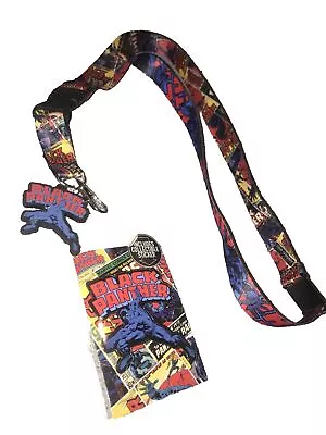 BLACK PANTHER Lanyard With Collectible Sticker (BRAND NEW) Marvel MCU • $14.99