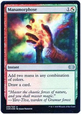 MANAMORPHOSE FOIL X1  MAGIC Mtg  DOUBLE MASTERS  MINT/NEAR MINT (M/NM) • $12.95