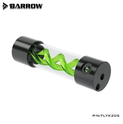 Barrow T-VIRUS Acrylic Double Helix Reservoir 205mm X 50mm TLYK205 Green Helix • $49.99