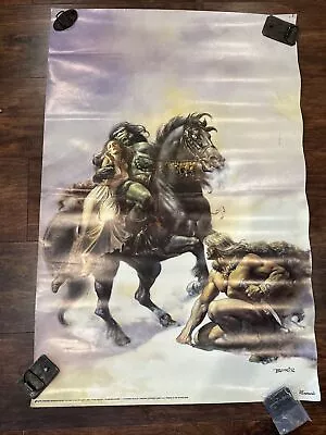 Boris Vallejo Original 1979 Verkerke Poster Science Fiction The Broken Sword Ape • $45