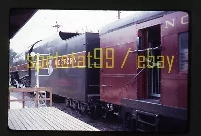 1980 NW Norfolk & Western Steam Locomotive #611 - Vintage Railroad 35mm Slide • $16.45