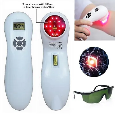 Cold Laser Therapy Body Pain Relief Device Soft Healing Lazer 510mW Pet Friendly • $235