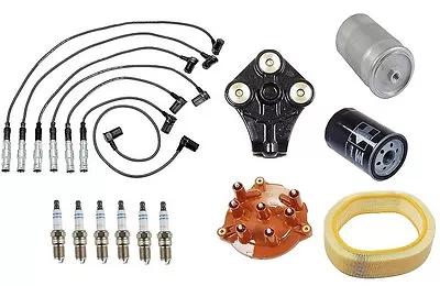 For Mercedes W126 300SE 88-91 Tune Up Kit Wire Set Spark Plugs Cap Rotor Filters • $316.91