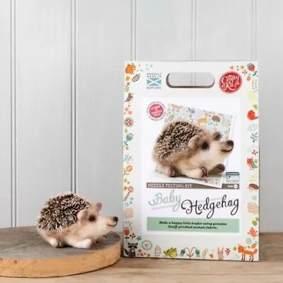 Baby Hedgehog Needle Felting Kit Fast Free Postage • £16.49