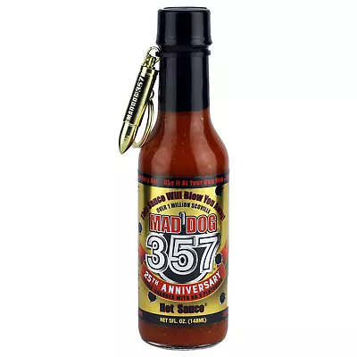 Mad Dog 357 Gold Edition Hot Sauce 5oz  Made In The USA  1000000 Scoville • $32.63