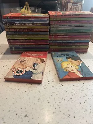 Lot Of 30 Various Vintage Harlequin Romance Books 1970's Red Edge PB Reprints • $30