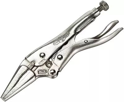 IRWIN VISE-GRIP Original Locking Pliers Long Nose 4-Inch (1602L3)Silver100Mm • $18.21