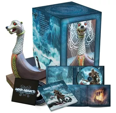 Amon Amarth Jomsviking Box Set Ltd CD Digibook Live DVD Viking Ship Sculpture • $100