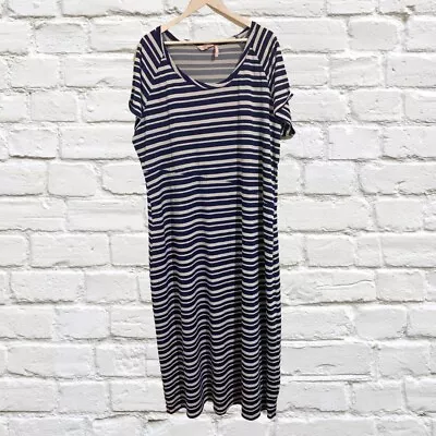 Millers Striped Maxi Dress Thick 22 Plus Size D51 • $36.25