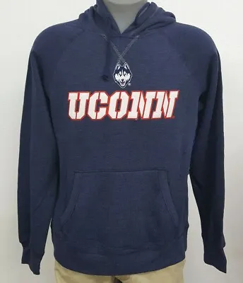 Champion Connecticut UConn Huskies Navy L/S Men's Pullover Hoodie NWT Choose Sz • $22.49
