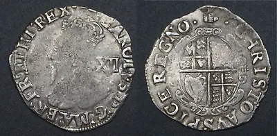 £120 • Buy Very Nice 1636-1638 Charles I Shilling.  Tun Mintmark .