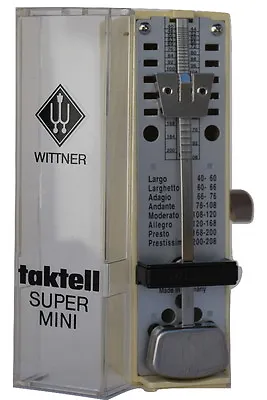 Wittner Taktell Super Mini - Ivory - Key Wound -   New - With Extended Warranty  • $54.95