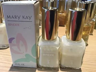 2X LOT Mary Kay BINDER  - .45 Fl Oz Ea - NEW Some OOB Some Less Full See Pic • $14.99