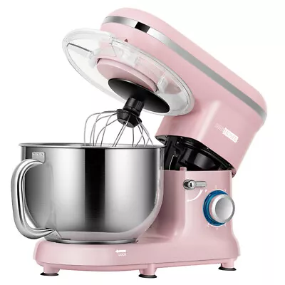 660W Electric Food Stand Mixer 6QT Tilt-Head 10 Speed Stainless Steel Bowl Pink • $84.99