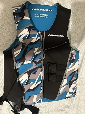 AIRHEAD Men's Camo Cool Neolite Kwik-Dry Life Jacket Coast Guard Approved • $35