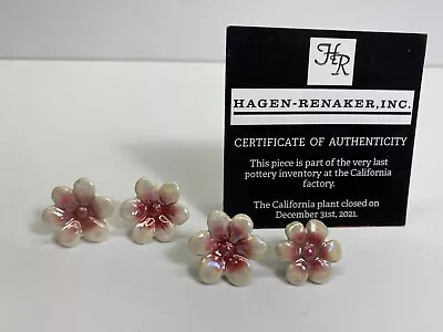 Hagen Renaker #469 NOS Small Hummingbird Flowers 4pc Unfinished Last Of HR Stock • $9.99