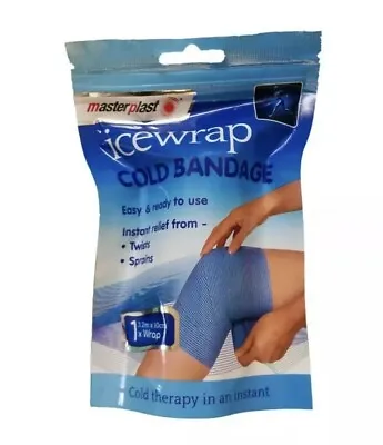 NEW Ice Wrap Compression Bandage Pain Relief Therapy Swelling. • £4.49