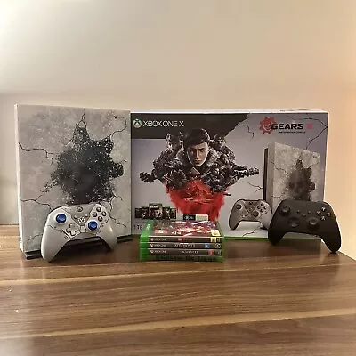 Limited Edition Xbox One X 1TB (Gears Of War) Bundle • $380